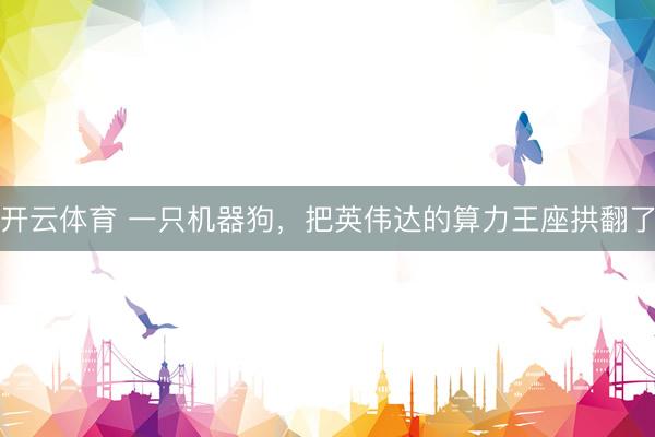 开云体育 一只机器狗，把英伟达的算力王座拱翻了
